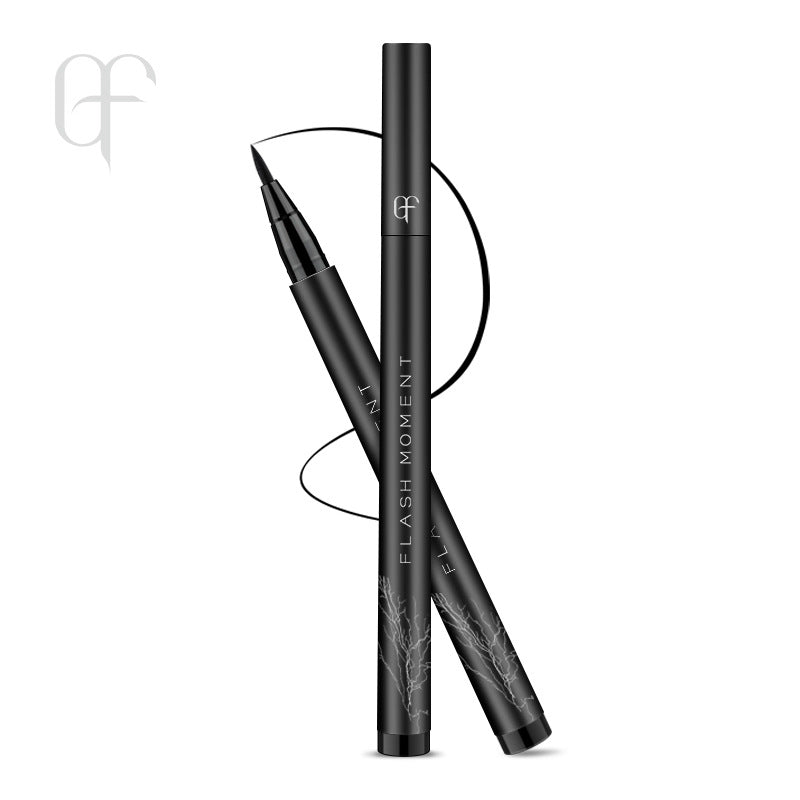 Popular Cotton-Tipped Intense Black Eyeliner Pen, Waterproof and Smudge-Proof