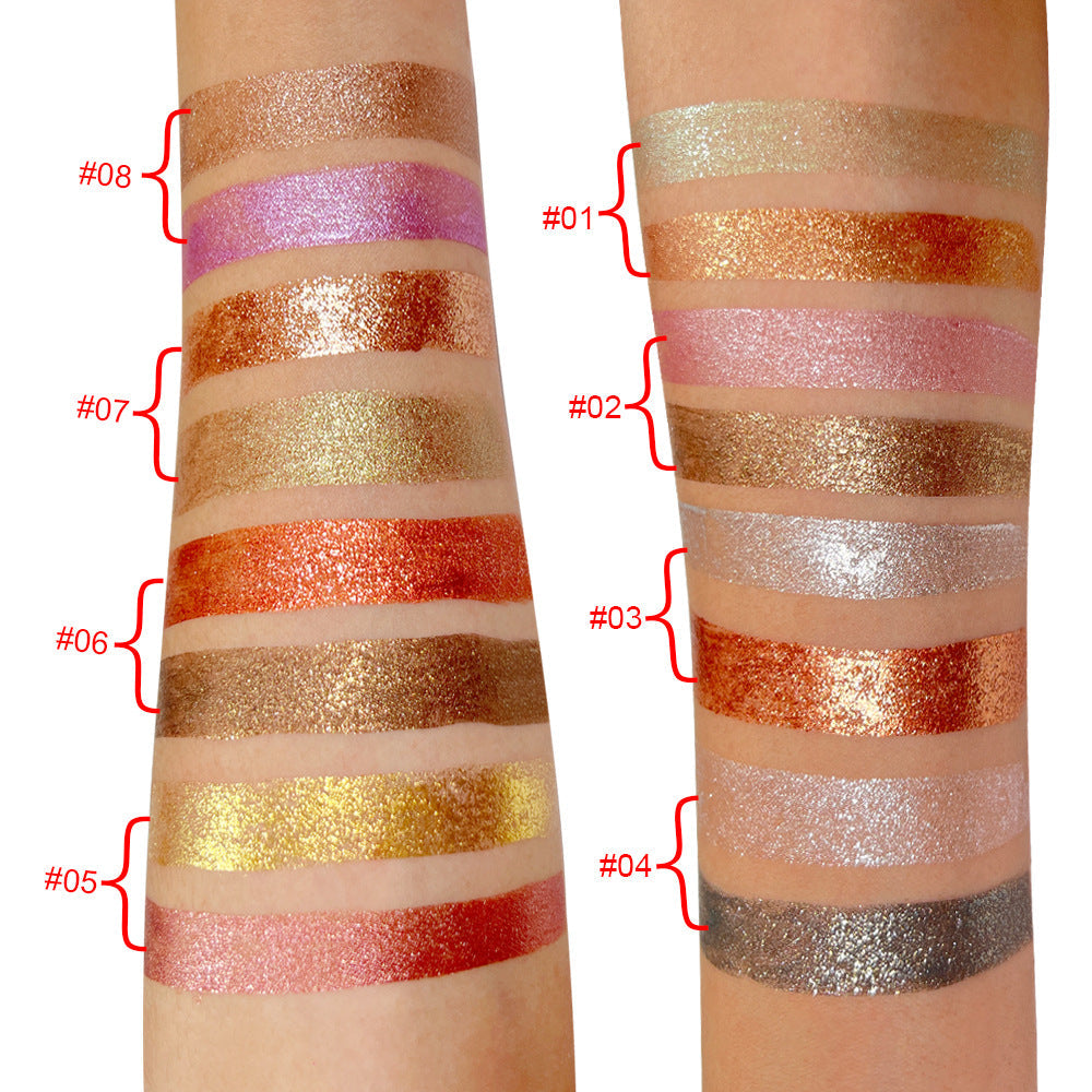 Popular 8-Color Shimmer Water-Based Eye Shadow Set-Homeunderwear