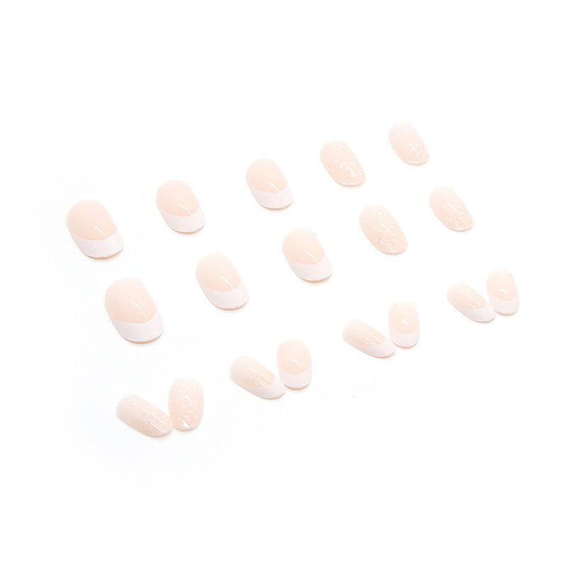 Popular Cream White French Minimalist Gentle Nail Tips Soft and Pure