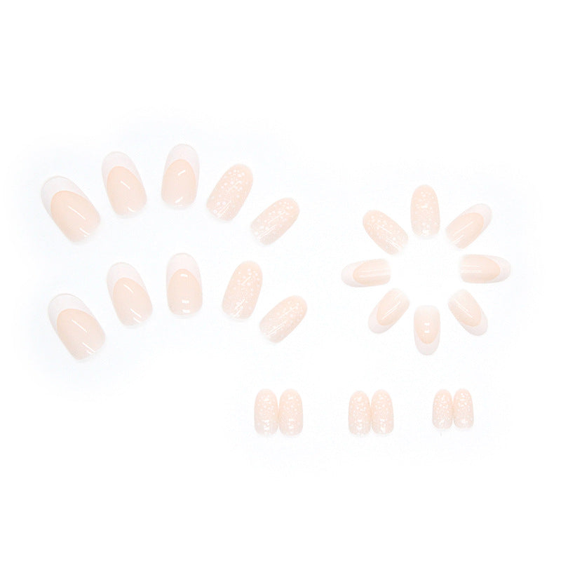 Popular Cream White French Minimalist Gentle Nail Tips Soft and Pure