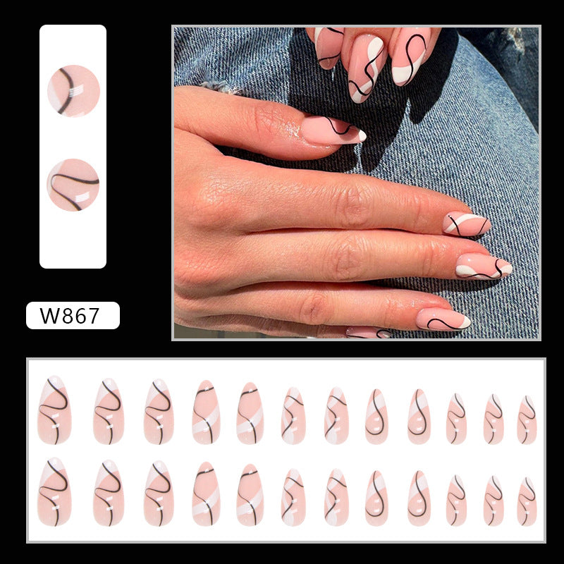 Popular European Export Halloween Hot-Selling Leopard Print Glitter Nails